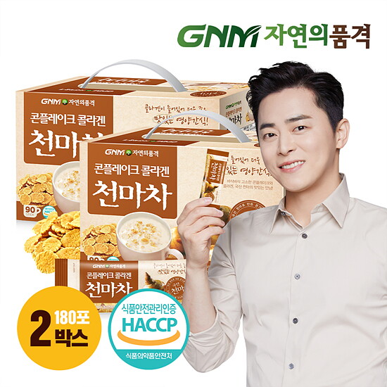 [GNM자연의품격][GNM자연의품격] 콘플레이크 콜라겐 천마차 2박스 (총 180포) / 1포당 20g