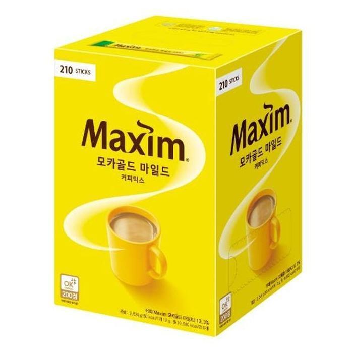 셀러허브 식품 [룽스_6817]맥심 모카골드 커피믹스 탕비실 12gx210T