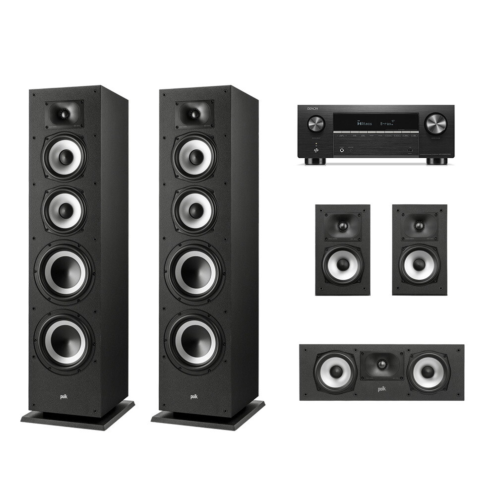 DENON 데논 AVC-X3900H + 폴크오디오 XT70 5채널 홈시어터 스피커(15/30)