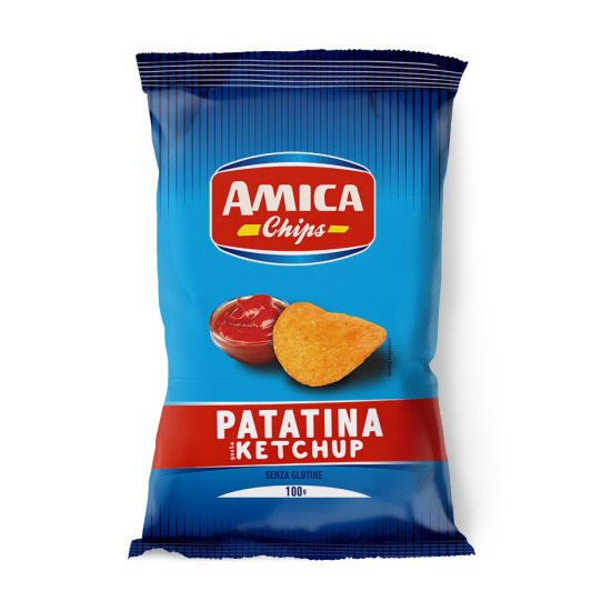 [아미카칩스]아미카(AMICA) 감자칩 케찹맛 100g, 1개