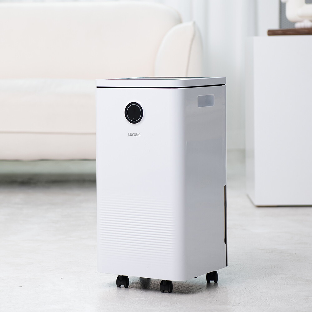 루컴즈전자 주식회사 루컴즈 [5%할인]루컴즈 공기청정 12L 제습기 음이온 D012F01-W 가정용 연속배수