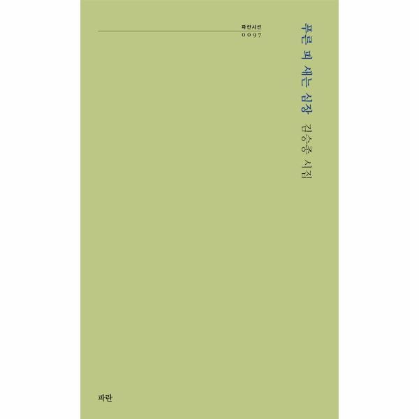 북스토어 푸른 피 새는 심장 - 파란시선 97