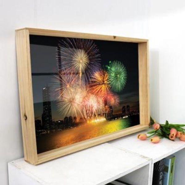 교보문고 꾸밈 th494-우드프레임액자 서울불꽃축제