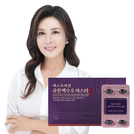 [뉴오리진][유한건강생활] 유한백수오 마스터9 프리미엄 갱년기 추천 (30일분) (소비기한 26/03/11)