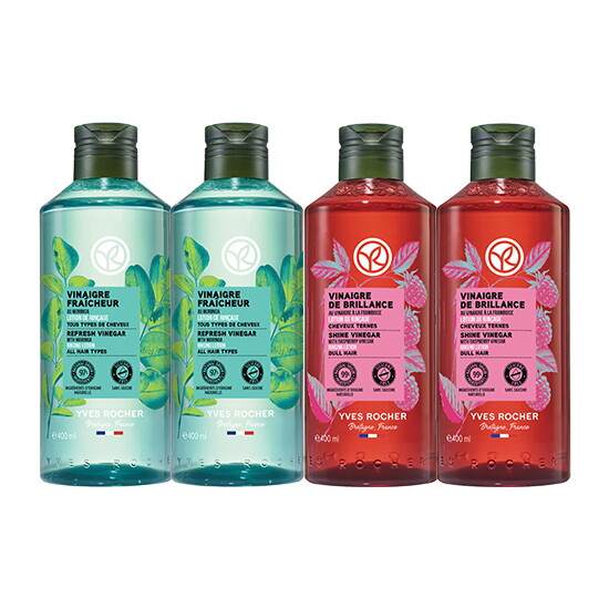 [이브로쉐]이브로쉐 두피 워터 리프레셔 모링가 400ml 2통+라즈베리 400ml 2통