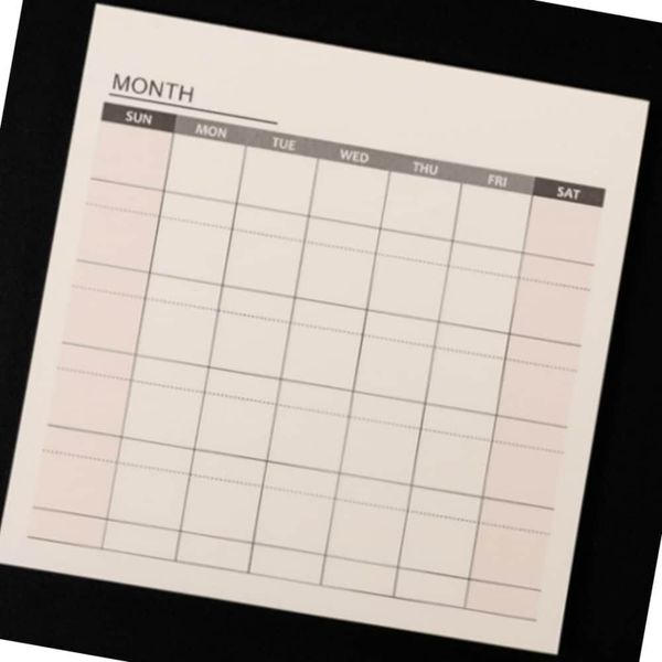 알티피아 [하프클럽/알티피아]월간 일정 관리 노트 데스크 메모지 플래너 정리용 수첩
