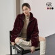 [조르쥬 레쉬](런칭가 99,000원) (25FW) 리버시블 Faux 밍크 구스 다운 자켓