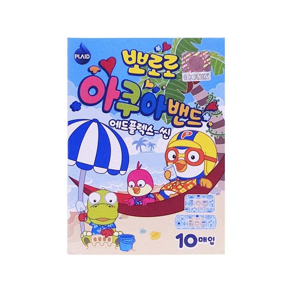 친절한탄씨 (5개묶음) 뽀로로 아쿠아밴드 에드플렉스-씬 10매입 (혼합형)
