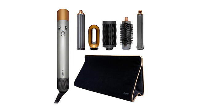 다이슨(다이슨) 에어랩 오리진 NEW 볼륨에디션 니켈코퍼 트래블백 롱배럴2개 포함 국내AS .