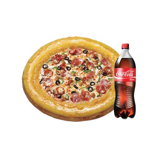 파파존스 [파파존스] 수퍼파파스 골드링 F + 콜라 1.25L(10%할인, 정상가41200원)