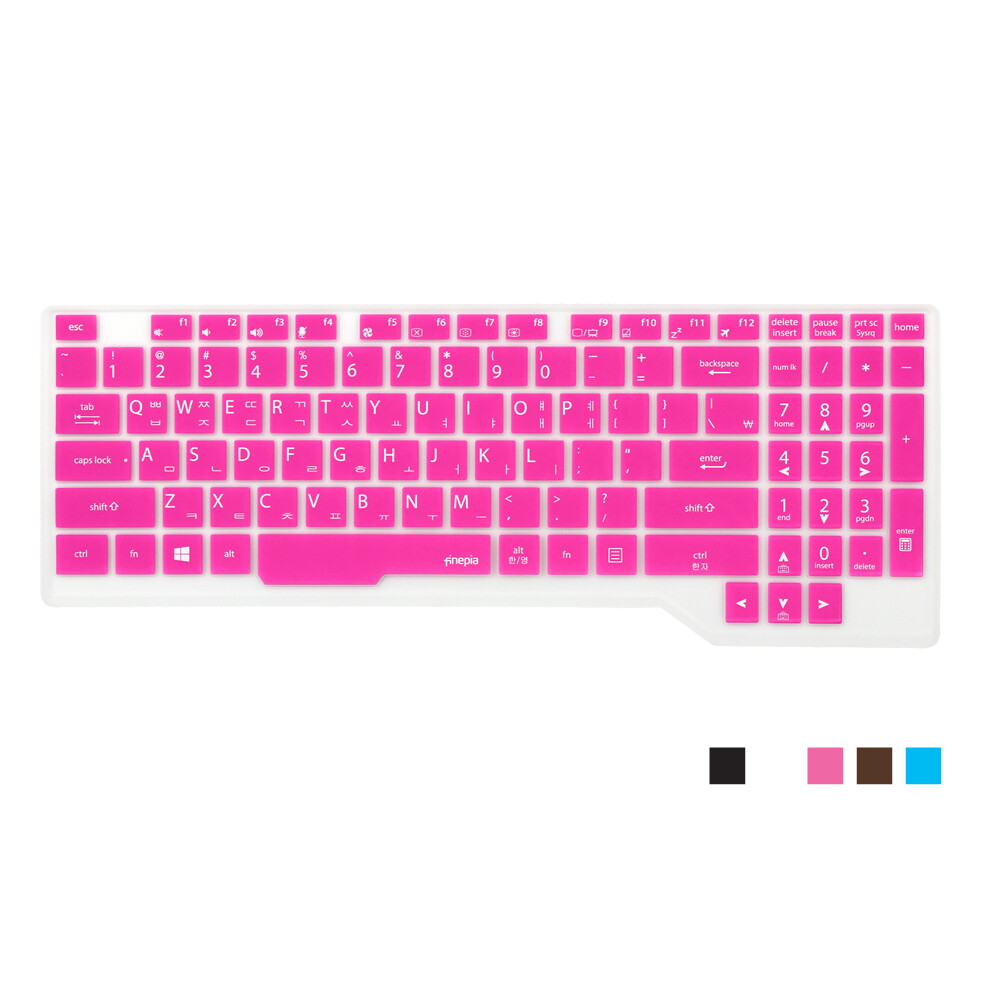 파인피아 [파인피아]ASUS ROG GL504GS-ES098용 문자인쇄키스킨 ASUS12