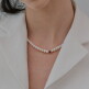 [헤이][Hei][아이브 장원영 착용] sophia cubic pearl necklace
