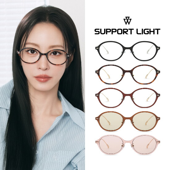 [서포트라이트]★방송중구성★ 레나 (LENNA) 라운드 컬러 변색 선글라스 (+플라워백)