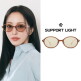 [서포트라이트]★방송중구성★ 레나 (LENNA) 라운드 컬러 변색 선글라스 (+플라워백)