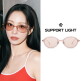 [서포트라이트]★방송중구성★ 레나 (LENNA) 라운드 컬러 변색 선글라스 (+플라워백)