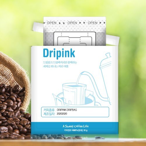 드립핑크 드립핑크 하노이트림 10g x 30봉 드립백커피 신선한