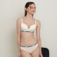 [원더브라][Wonderbra] 스포츠 아웃밴드 노와이어 브라팬티 2종 화이트 WBW4M24A_T