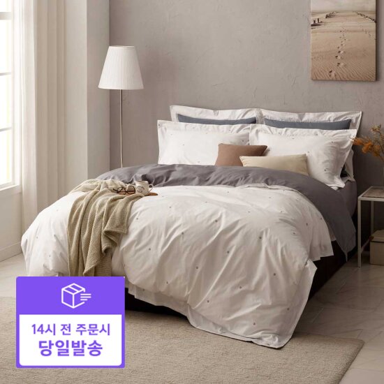 박홍근 블랑도트 60수 사틴 이불커버패드세트 Q