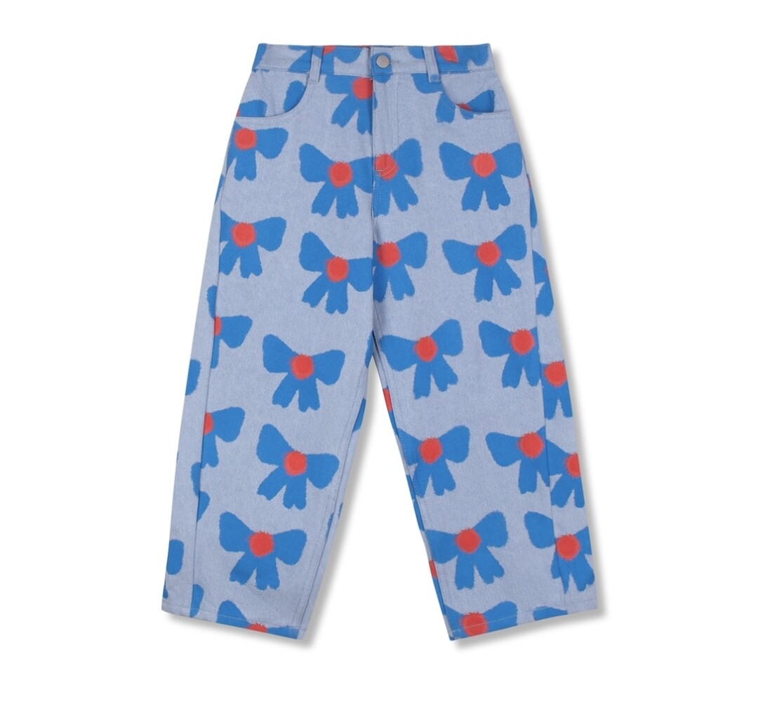 윙켄(아동) WK-BL 리본데님팬츠 7617A-410-40