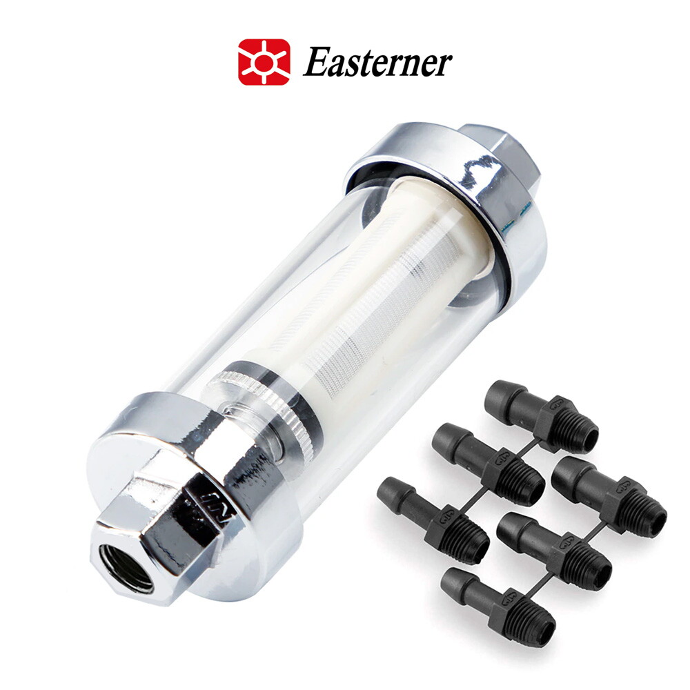 EASTERNER 마린존 선외기 투명 인라인 연료필터 / 수분 침전물 필터