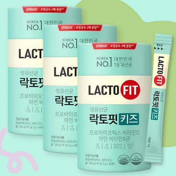 하프클럽(식품) [하프클럽/기타]종근당건강 락토핏 키즈 60포 x 3통