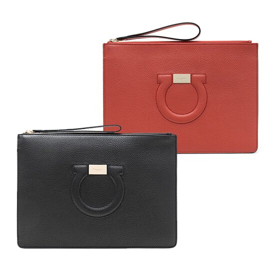 FERRAGAMO 간치니 클러치백 (22-D299-BK/AL/LB)   