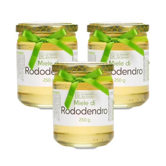 [델리치에 알베아레][시즌 한정수량]Le Delizie dell Alveare 진달래(RODODENDRO) 꿀 250g x 3개 SET