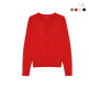[LBL](25SS) 실크블렌디드 플라워 아플리케 가디건+하프니트 앙상블