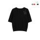 [LBL](25SS) 실크블렌디드 플라워 아플리케 가디건+하프니트 앙상블