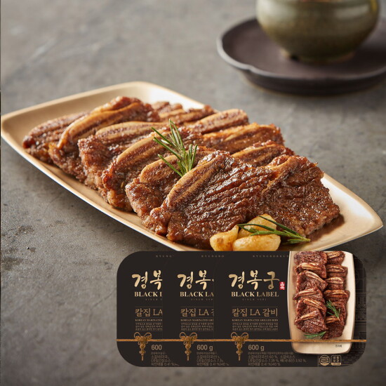 [경복궁(백)]경복궁 칼집 LA갈비 (600g) x 3팩