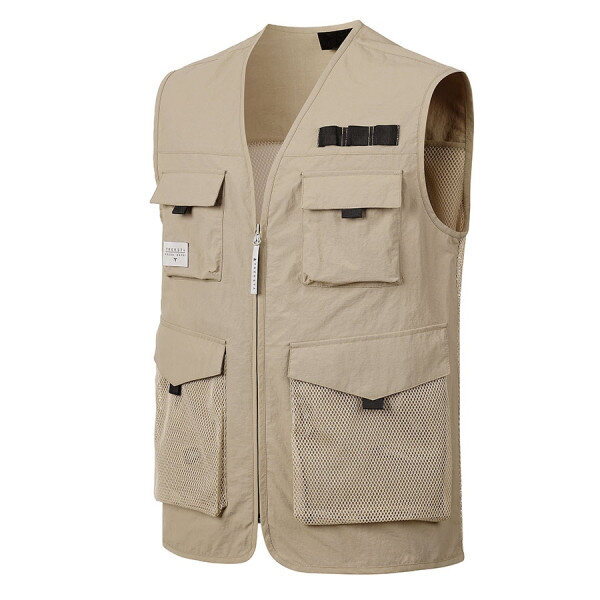 트렉스타 (패플) [트렉스타](다크베이지/남성) 헬싱보리 등산베스트 메쉬조끼 여름조끼 간절기조끼 트레킹조끼 남성조끼_KG