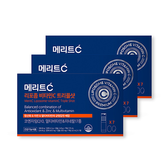 [휴온스]메리트C 리포좀 비타민 트리플샷 3개월분 90병