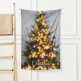 [(주)컨티뉴]크리스마스 쉬폰 패브릭 천 포스터 바란스 Christmas Tree1 1000x1420 사이즈