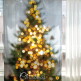 [(주)컨티뉴]크리스마스 쉬폰 패브릭 천 포스터 바란스 Christmas Tree1 1000x1420 사이즈