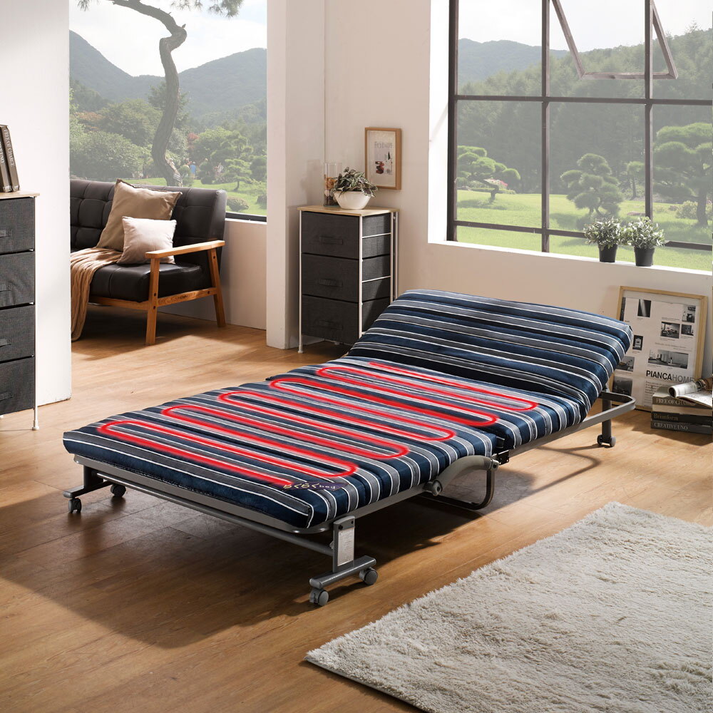 라꾸라꾸 6탄 온열(내장) 접이식침대(2인용) CBK-006SD