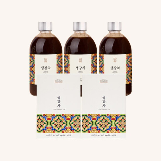 [담꽃][담꽃]프리미엄 생강차 3병(각 400g) + 생강차 스틱 2박스(각 25gx10ea) 