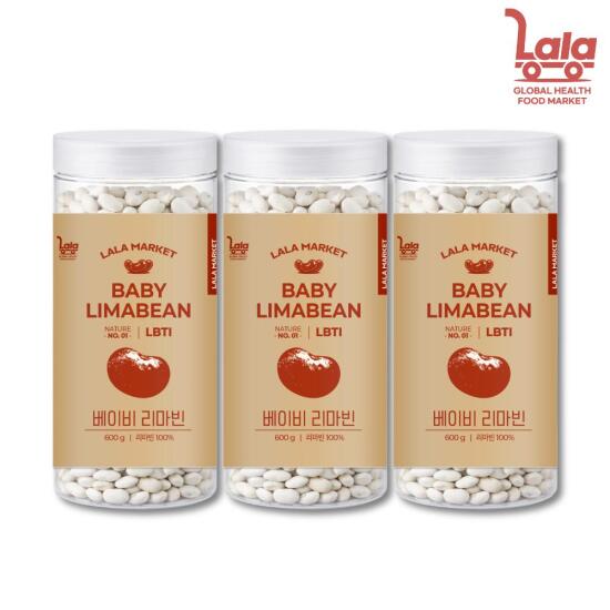 [라라마켓][라라마켓] 페루 베이비 리마빈 리마콩 600g, 3입