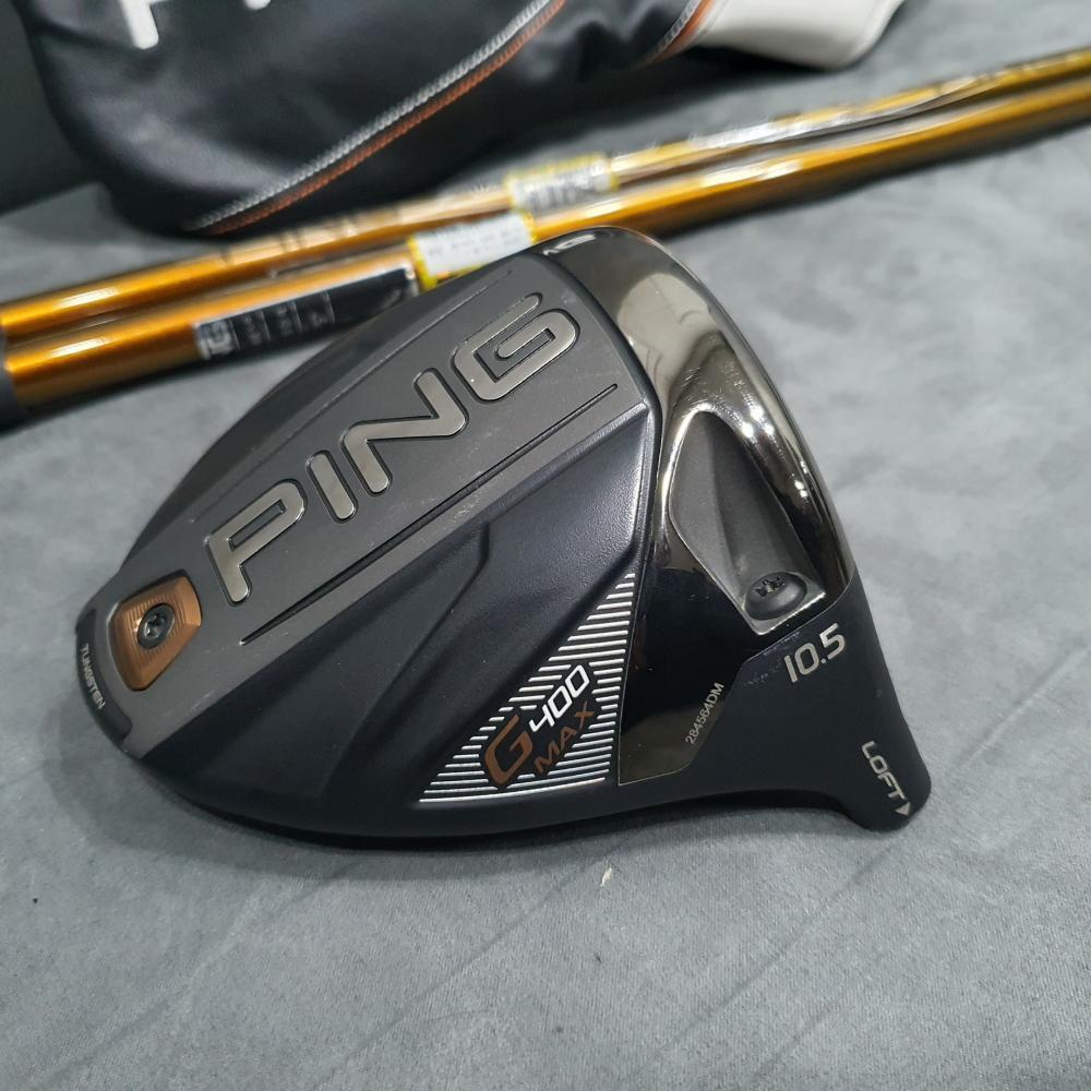 PING [중고] 핑 중고 핑 G400 MAX 드라이버 10.5도 SR 과 R(사프트 둘중1개 선택)헤드 새것과 같아요.