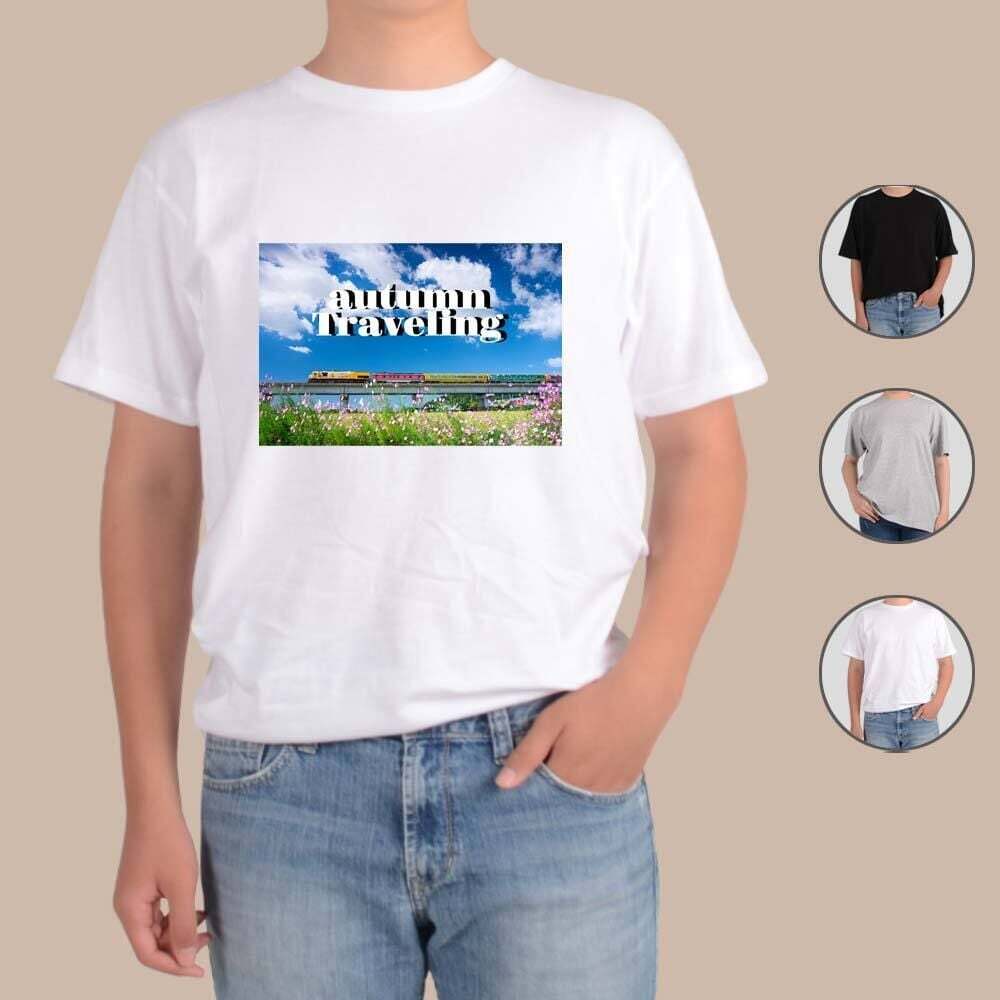 오너클랜 ATOGATO 단풍 낙엽 풍경 가을여행 1 맞춤 반팔티