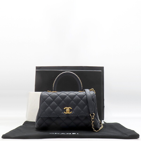 CHANEL 샤넬 [중고] 샤넬 고이비토 중고명품 - 샤넬 캐비어 코코핸들 스몰 플랩백  - 60235wp