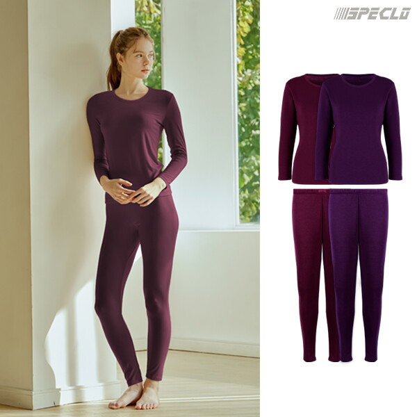 기타브랜드 [하프클럽/물랑루즈]히트웨어 극세사 양모 여성 내의/내복 2종 택1