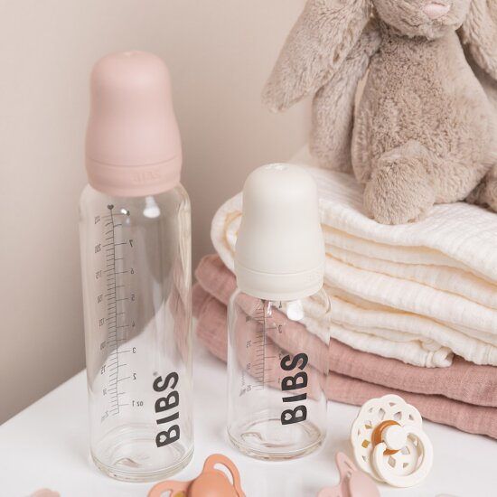 BIBS 빕스 천연고무 유리젖병 컴플리트 세트 225ml