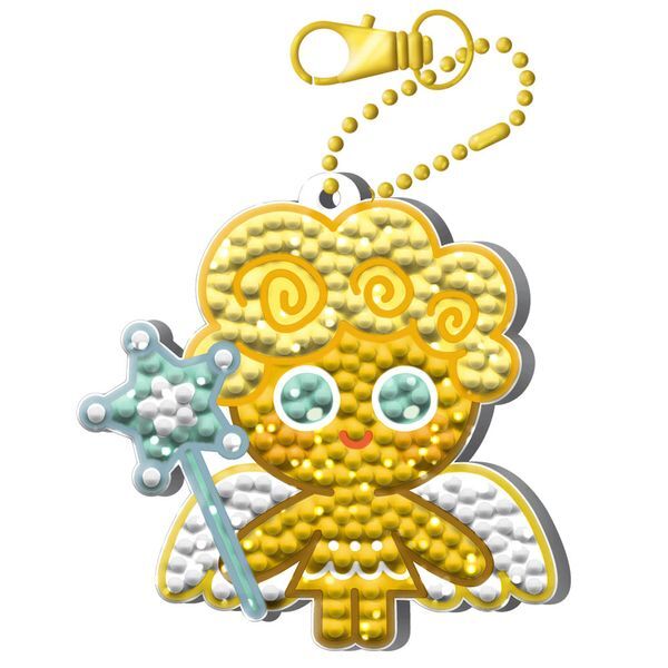 토이앤퍼즐 교보문고 하비스 어린이 보석십자수 열쇠고리 키링 천사맛쿠키 BSK1-59