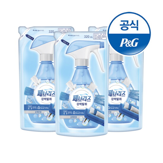 [P&G]페브리즈 섬유탈취제 320ml 리필 3개