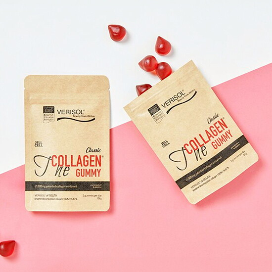 [베리솔] 하루 3구미로 저분자 콜라겐 3,000mg 섭취! 더 콜라겐 구미 클래식♡