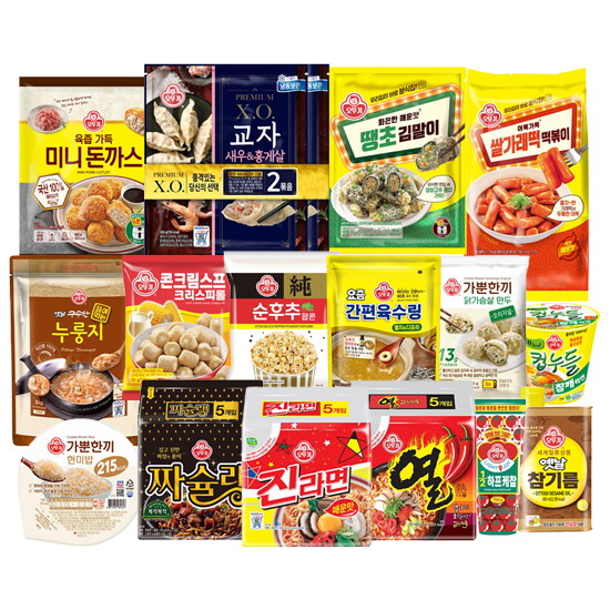 오뚜기 오뚜기와 함께 떠나는 맛집 여행#즉석밥#라면#3분요리#만두#피자 외 베스트 상품