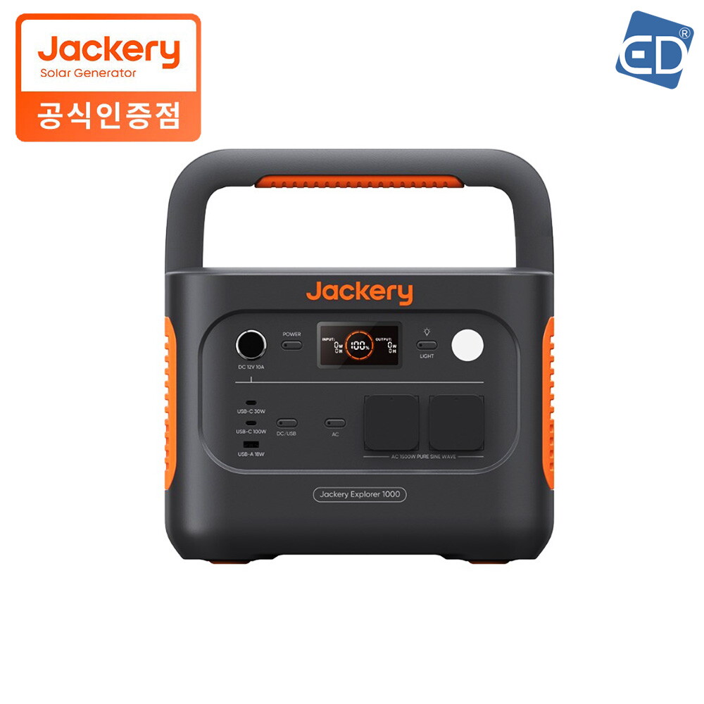 잭커리 [JACKERY] 잭커리 1000v2 인산철 휴대용 파워뱅크 캠핑용 배터리