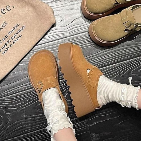 주식회사 셀러허브_레이틀리 셀러허브(하프클럽) [하프클럽/셀러허브_여성트랜드패션]ONM 여자 2컬러 모던 캐주얼 버클 플랫폼 슬리퍼