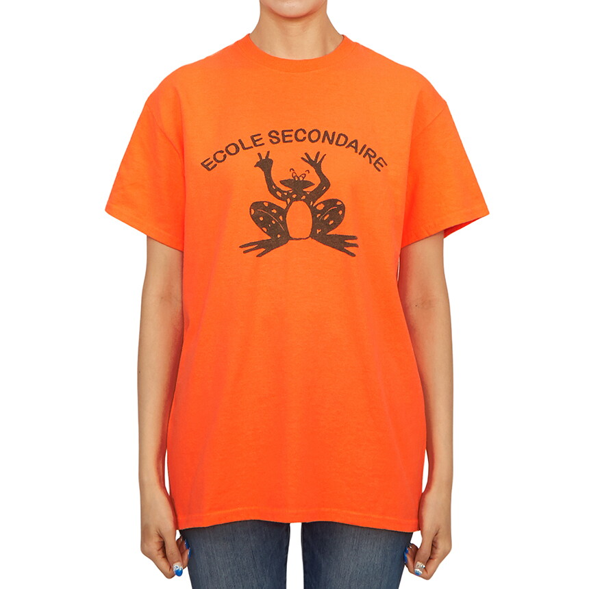 와일드동키 와일드동키 와일드동키 여성 반팔티셔츠 T ECHOLE FLUO ORANGE W