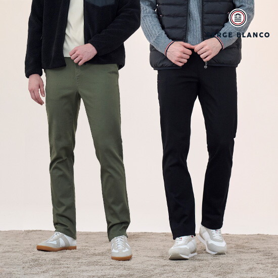 [세르즈블랑코][프랑스브랜드] 세르즈블랑코 24FW 남성 코튼블렌디드 텐션 팬츠 2종